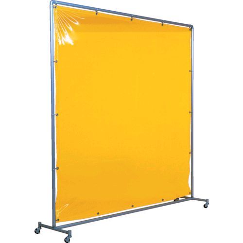 【個数：1個】吉野  YS12SCY 遮光フェンスアルミパイプ　１×２　単体キャスター　イエローの通販は 29,918円