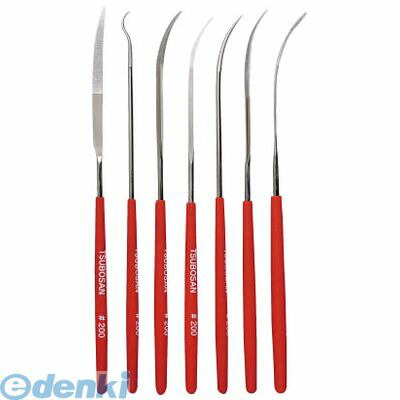 ツボサン  TDST20J ダイヤモンドヤスリ 片コテ7種セット ＃200