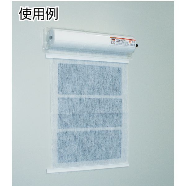 トラスコ中山 TOCPT550 制御盤イージーフィルター 難燃厚手タイプ ５５０Ｘ２００ ５０枚分 １本 TRUSCO