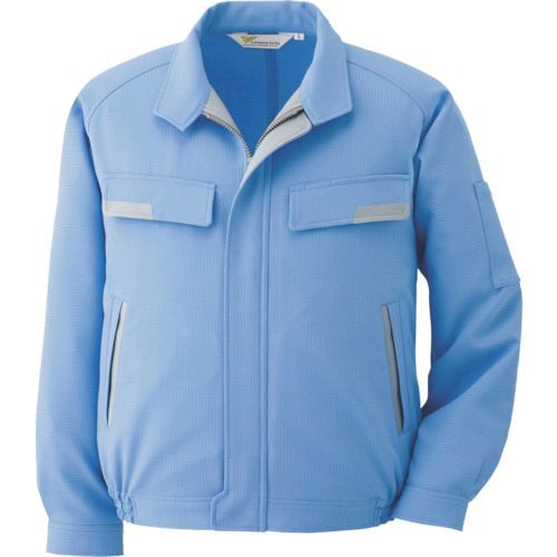 ミドリ安全  VE73UE3L 静電気帯電防止作業服 男女ペアブルゾン ブルー サイズ３Ｌ サイズ3L ブルー MIDORI ANZEN 3Lサイズ