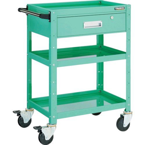 トラスコ TRUSCO BDW-963Y-W ツールワゴン バーディワゴン ６００Ｘ４００ＸＨ８８０ 深型１段引出付 ホワイト BDW963YW800
