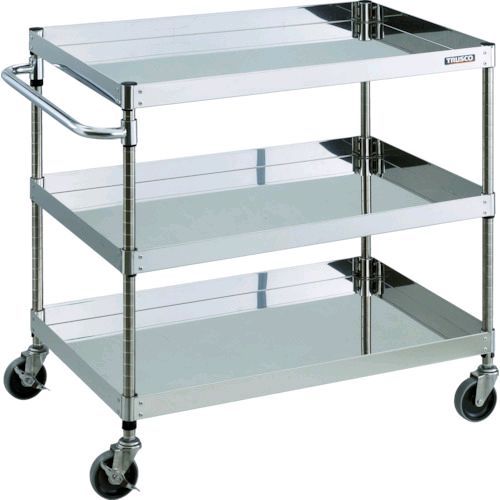 トラスコ TRUSCO CPE3-993SC ステンレス製ワゴン クリーンフェニックス