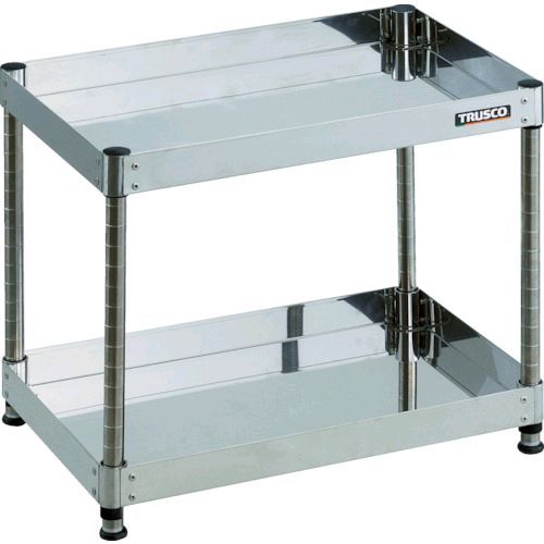 トラスコ TRUSCO CPE3-R672 ステンレスワゴン ３０４クリーンフェニックス ラック型 ７５０Ｘ５００ ２段 CPE3R6728000 35,090円