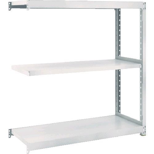 トラスコ TRUSCO M2-4333BNG スチールラック Ｍ２型軽中量棚 ８６０Ｘ３００ＸＨ１２００ ３段 連結 ネオグレー M24333B8000NGの通販は