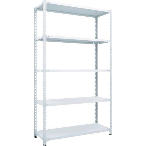 トラスコ TRUSCO SBL-7445-W 直送 代引不可 スチールラック ＳＢＬ型抗菌塗装セミボルトレス軽量棚 Ｗ１２００ＸＤ４５０ＸＨ２１００