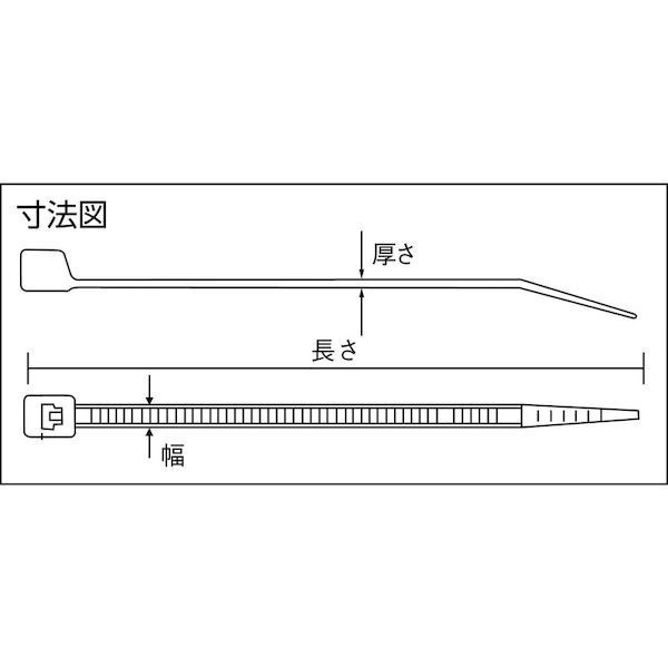 トラスコ中山 TRUSCO TRCV-1500-50 ケーブルタイ幅９．０ｍｍ×１５００ｍｍ最大結束φ４６２標準型 TRCV150050