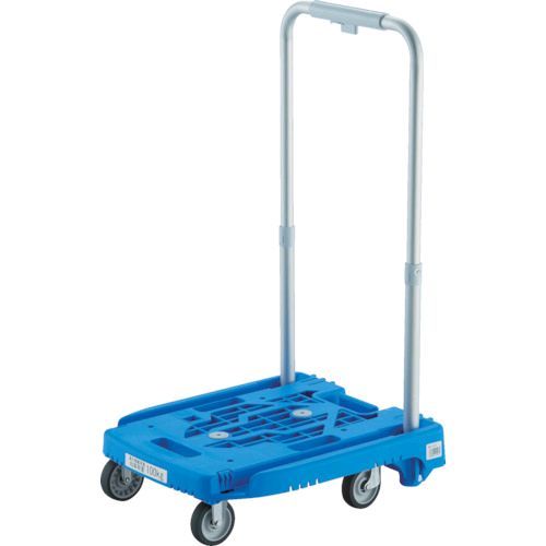 トラスコ TRUSCO WP-2G-B 樹脂台車 カルティオミニ weego ブルー WP2GB8000 樹脂台車 ウィーゴWP-2-B 台車・リヤカー