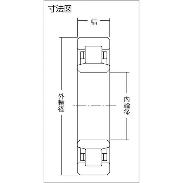 ＮＴＮ NU筒ころ軸受 ＮＵ形 内輪径１７０ｍｍ 外輪径３１０ｍｍ 幅５２ｍｍ