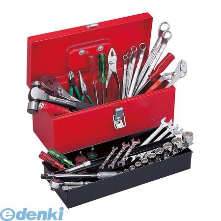 TONE TSA3120 整備用工具セット ツールセット ４３ｐｃｓ レッド 間口４１０×奥行１７５×高さ１７５ｍｍ 43pcs トネ レッの通販は 27,011円