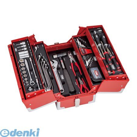 前田金属工業 TONE TSAT330 整備用工具セット ツールセット レッド仕様 間口４３３×奥行２２０×高さ２４０ｍｍ トネ TSAT330BK