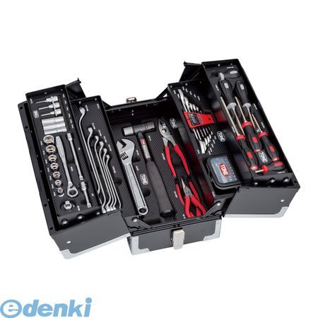 前田金属工業 TONE TSAT330BK 整備用工具セット ツールセット ブラック仕様 間口４３３×奥行２２０×高さ２４０ｍｍ トネ ブラック仕様