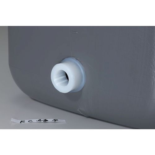 【個数：1個】 瑞穂 009538 ポリタンク 取手付き 広口瓶 ３０Ｌ＋３／８ソケット加工 ソケット付 009538_1