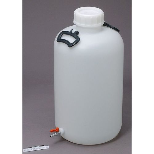 【個数：1個】 瑞穂 009538 ポリタンク 取手付き 広口瓶 ３０Ｌ＋３／８ソケット加工 ソケット付 009538_3