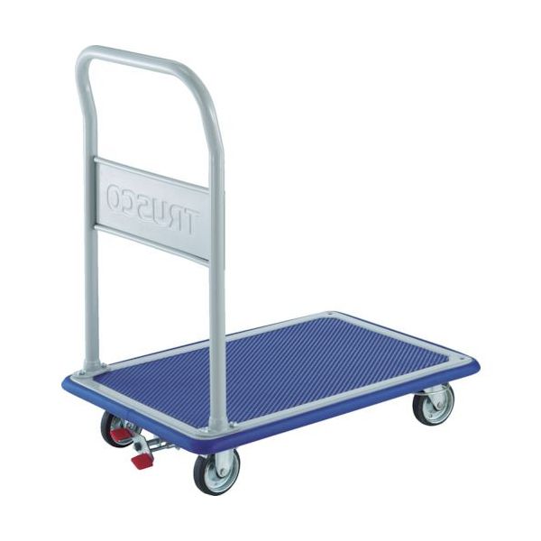 ＴＲＵＳＣＯ 301NJKRS-4 直送 代引不可・他メーカー同梱不可 プレス製台車 ドンキーカート 折畳 ４輪リングストッパー付 301NJKRS4