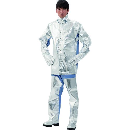【個数：1個】日本エンコン  5020-5L  アルミコンビ耐熱服　上衣 50205Lの通販は 44,428円