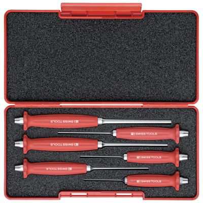 PBスイスツール PB SWISS TOOLS 758SET ７５８ＳＥＴ ハンドル付平行ピンポンチ ＢＯＸセット