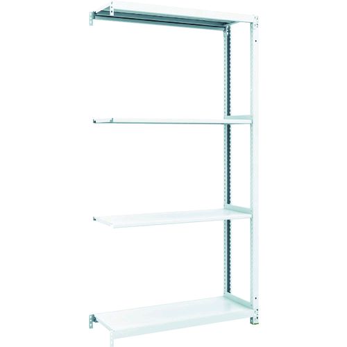 ＴＲＵＳＣＯ M1-6334B 直送 代引不可 スチールラック Ｍ１型抗菌塗装ボルトレス軽量棚９００Ｘ３２０ＸＨ１８００ ４段 連結 M16334B