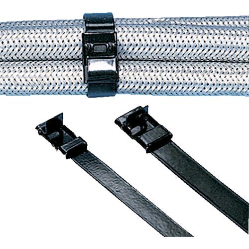 パンドウイット  MSC4W38T15-L6  バックルロック式ナイロン１１コーティングステンレスバンド　５０本 MSC4W38T15L6の通販は 27,258円