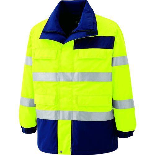 【個数：1個】 ミドリ安全  SE1124-UE-5L  高視認性　防水帯電防止防寒コート　イエロー　５Ｌ SE1124UE5Lの通販は