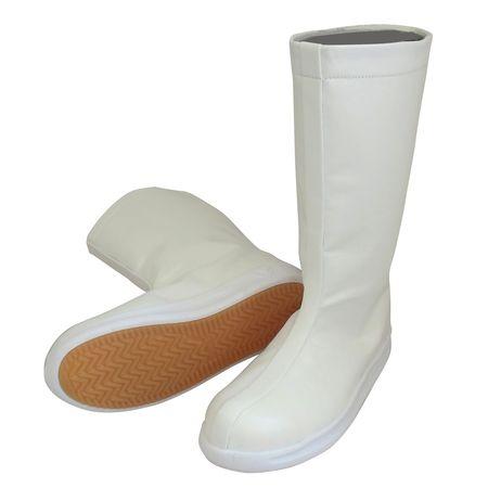 日進ゴム 4932807046218 耐滑樹脂先芯入りブーツ ハイパーＶ＃５４００ ホワイト ２６．５ｃｍ