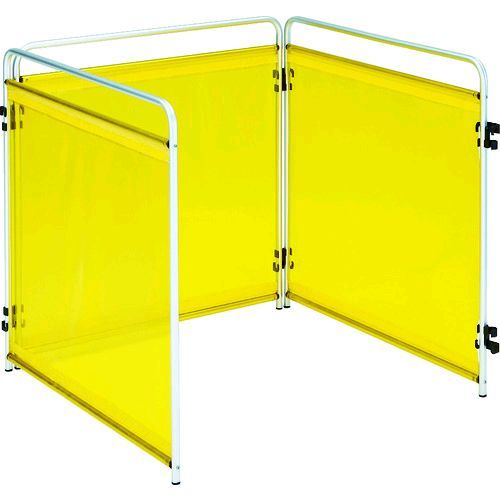 【個数：1個】 ＴＲＵＳＣＯ TTY3-900-Y 小型溶接遮光フェンス ９００ｍｍ角 三面セット 黄 TTY3900Yの通販は