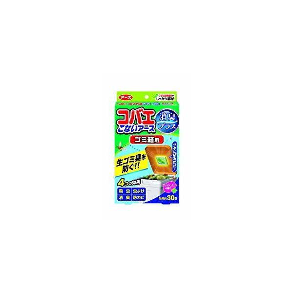 4901080235817 【24個入】 コバエこないアース 消臭プラス ゴミ箱用フレッシュミントの香り【キャンセル不可】