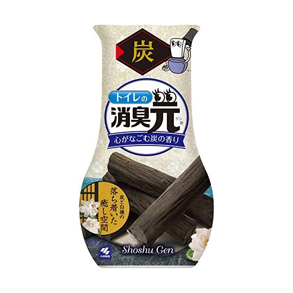 4987072029664 【16個入】 トイレの消臭元 心がなごむ炭の香り400ml【キャンセル不可】 6,487円