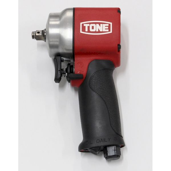 前田金属工業 TONE AI3121 エアーインパクトレンチ ショートタイプ 能力ボルト径１２ｍｍ 差込角９．５ｍｍ トネ 195-4852 レッド