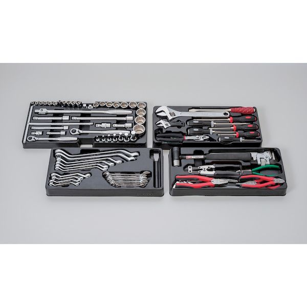 TONE TSX950BK 整備用工具セット ツールセット 差込角９．５ｍｍ １２．７ｍｍ ８６点セット マットブラック トネ ブラッ_6