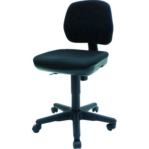 ＴＲＵＳＣＯ T-05-BK オフィスチェア 布張り 肘なし ブラック T05BK tr-1256663