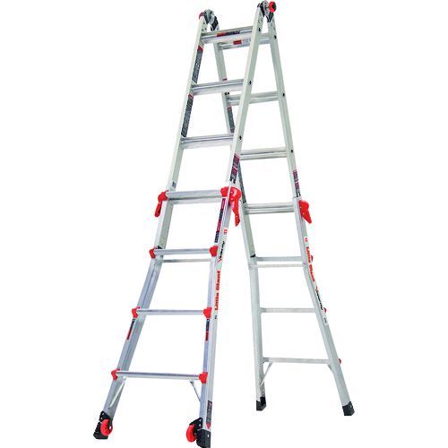 ハセガワ LG-15417 直送 代引不可・他メーカー同梱不可 伸縮式はしご兼用脚立 １７５５５ LG15417