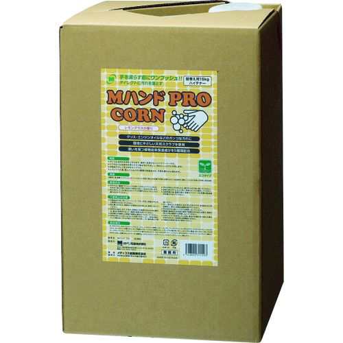 ミドリ安全 MHAND-PRO/CORN-15KG ハンドクリーナー　Ｍハンド　ＰＲＯ／ＣＯＲＮ　１５ＫＧ詰替え用ハイテナー MHANDPROCORN15KG