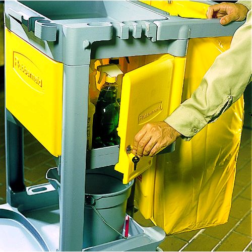 ラバーメイド RM6181YL ジャニターカート用 ロック付きドアキット イエローの通販は