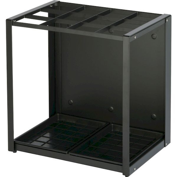 テラモト UB-299-036-7 パネル傘立３６ ブラック UB2990367 グリーン購入法適合品 パネル傘立て 傘スタンド
