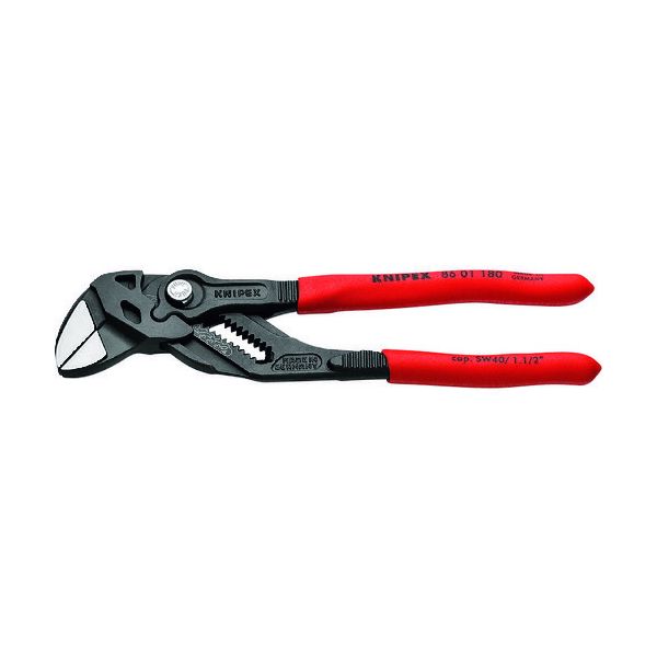ＫＮＩＰＥＸ 8601-180 プライヤーレンチ すべり止め付 １８０ｍｍ 8601180