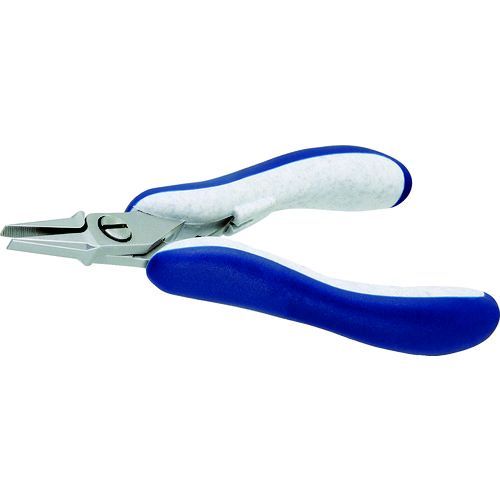 ｉｄｅａｌｔｅｋ ES6012-CR-BG-IT ＥＳＤ精密プライヤー　直爪・平　１３０ｍｍ　ギザ付 ES6012CRBGIT
