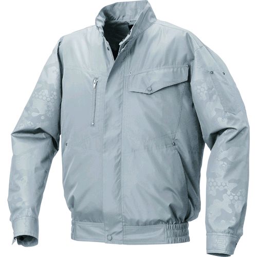 空調服 KU92000-C06-S3 ポリエステル製エンボスプリントウェアのみグレー×グレーエンボスＬ KU92000C06S3の通販は 4,982円