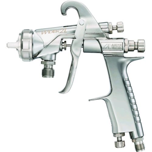 アネスト岩田 WIDER1L-12G2P スプレーガン 圧送式 金属・木工・樹脂塗料用 ノズル口径Φ１．２ WIDER1L12G2P