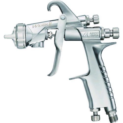アネスト岩田 WIDER1L-2-14J2G スプレーガン 重力式 小形低圧、自補修専用 ノズル口径 Φ1.4 4本Vスリットモデル WIDER1L214J2G