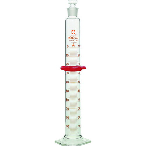 ＳＩＢＡＴＡ 023550-100 有栓メスシリンダー　スーパーグレード　１００ｍＬ 23550100