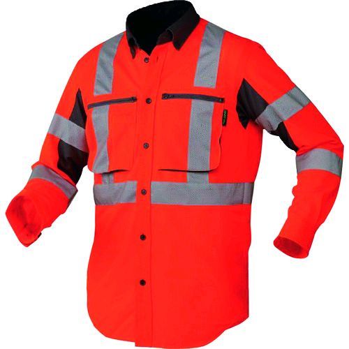 ＢＴ TBZ HI-VIS CL3-01OA LL スーパークールサマーシャツ　オレンジ　ＬＬサイズ TBZHIVISCL301OALLの通販は 11,009円