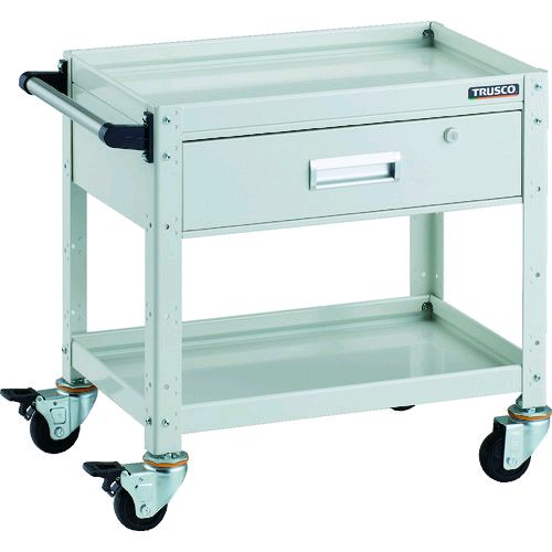 ＴＲＵＳＣＯ BDW-662Y-W ツールワゴン バーディワゴン ６００Ｘ４００ＸＨ６００ 深型１段引出付 ホワイト BDW662YW