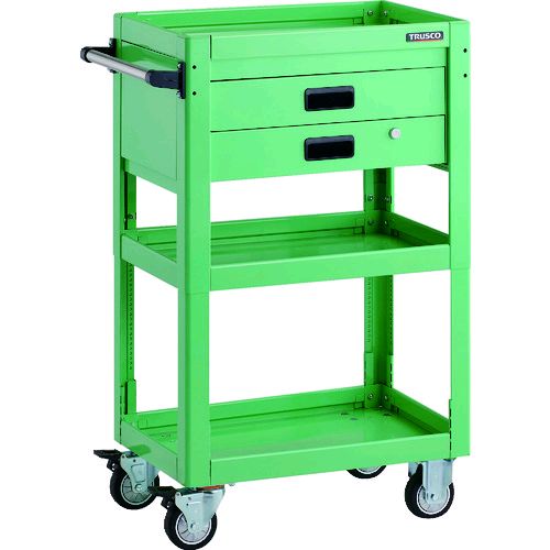 TRUSCO DLWS-A963XU-YG ツールワゴン ドルフィン 高さ調節式