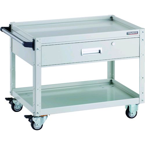 ＴＲＵＳＣＯ EGW-672YU-W ツールワゴン イーグルワゴン ７５０×５００ 深型１段引出付 ウレタン車輪 ホワイト EGW672YUWの通販は 33,741円