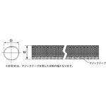ＴＲＵＳＣＯ HPT145-10 後入れ可能油圧ホース用保護チューブ　折径１４５ｍｍ　長さ１０ｍ HPT14510_1