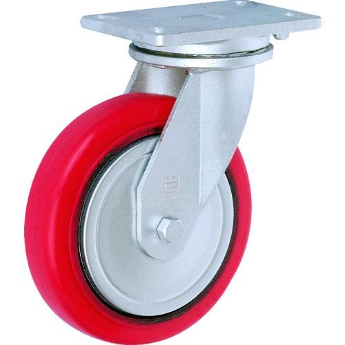 ＴＲＵＳＣＯ HR/HM150360PCI-TG 重量キャスター　自在　１５０ＭＭ　耐湿ウレタン車輪３６０ＫＧＦ HRHM150360PCITGの通販は