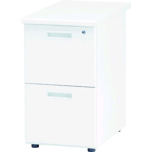 ＴＲＵＳＣＯ TWK-2A システムデスク 脇デスク ２段 TWK2A 206-4171