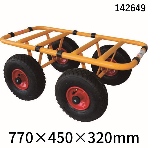 ＲＡＶＥＮＤＯ 142649 ４輪プレート台車ＴＤ３００−４Ｗ