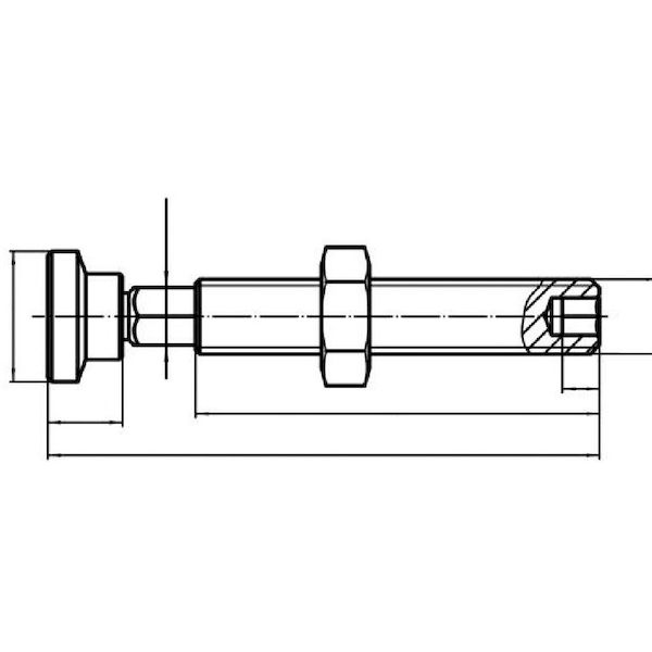 ＨＡＬＤＥＲ 22600.0005 台座部品 スラストパッド、プラスチックコーティング Ｍ５ 22600-0005 機械部品 作業工具の通販は