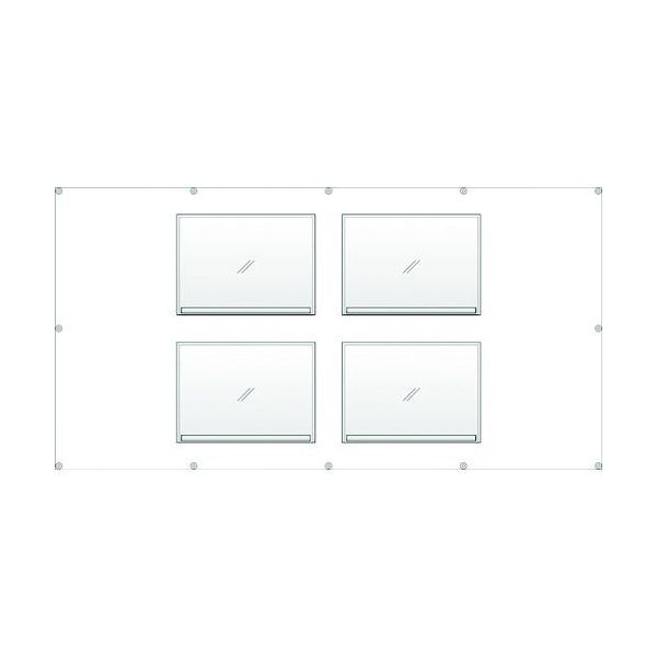 ユニット 383-781 フェンスポケットＡ３用紙４枚用 383781 UNIT フェンスポケットA3用紙4枚用2068976